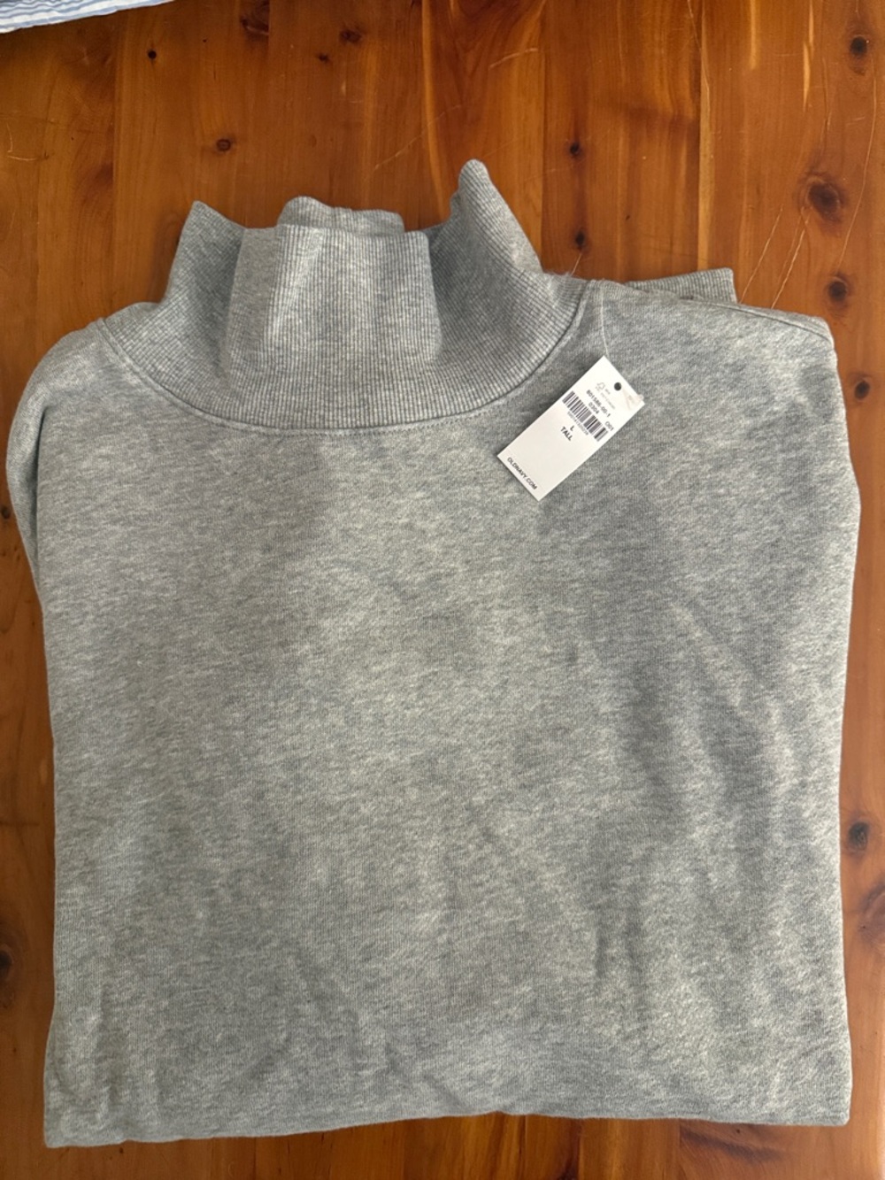 Old Navy Light Gray Turtleneck Sweater